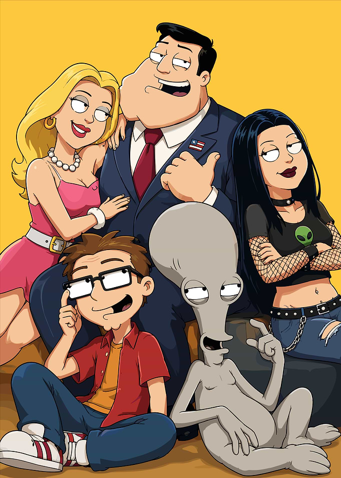 American Dad Family Portrait