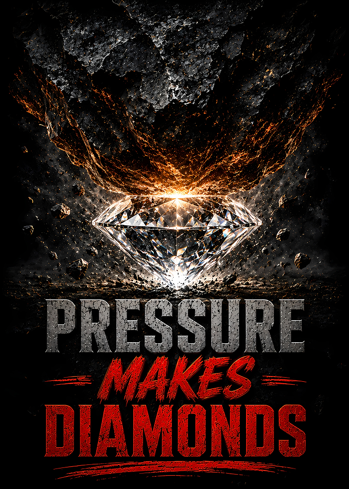Pressure Makes Diamonds Text Art