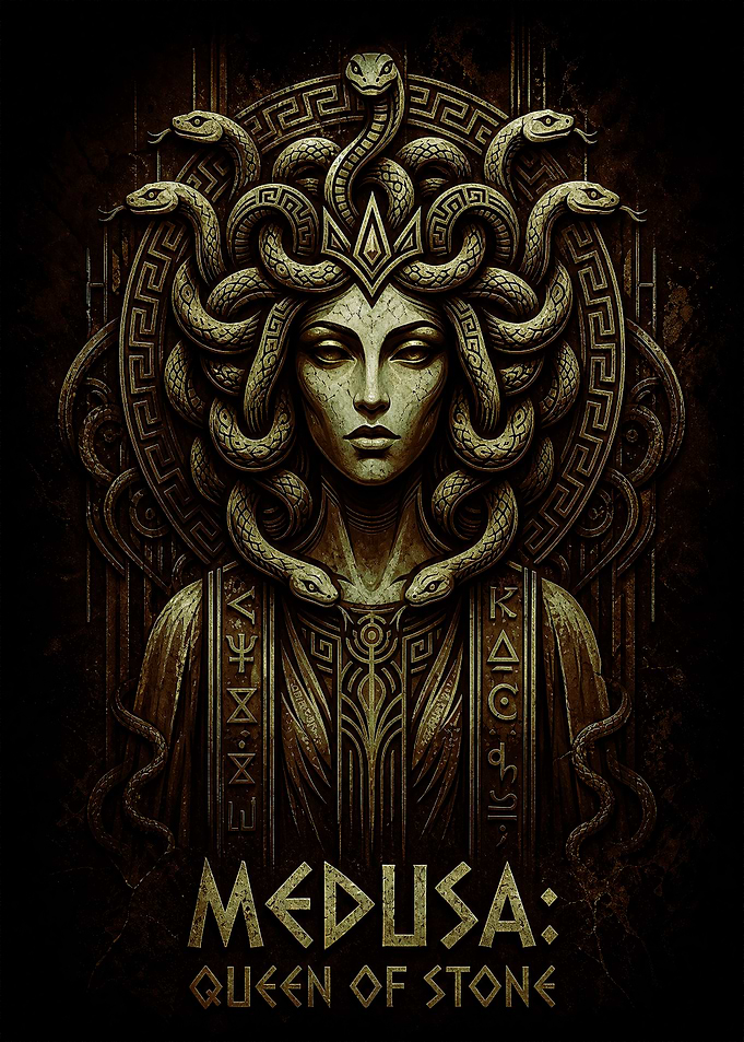 Medusa Queen of Stone Artwork