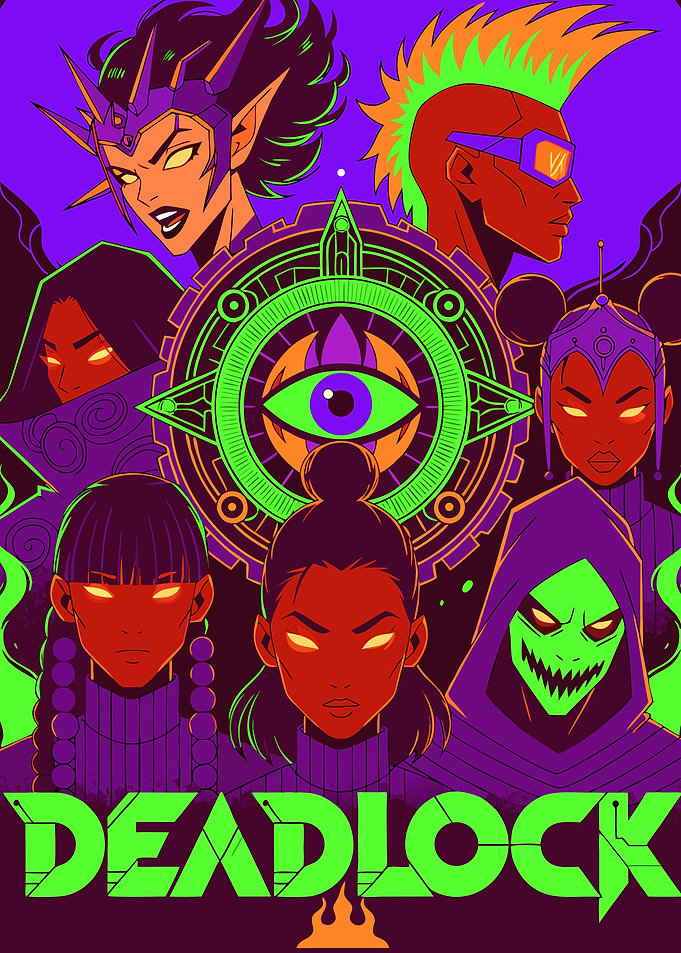 Deadlock Video Game Poster