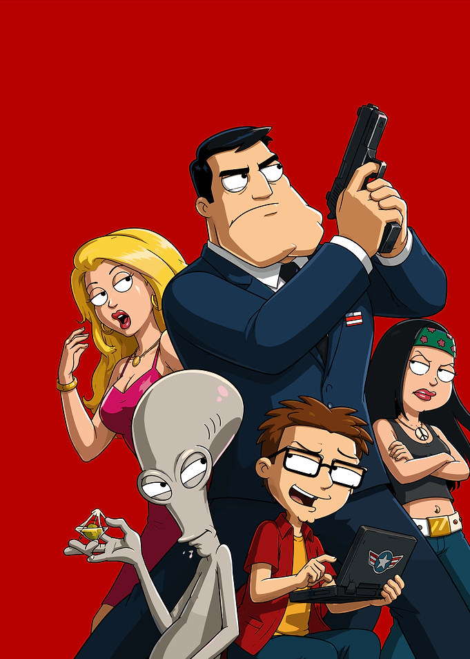 American Dad Pixel Art