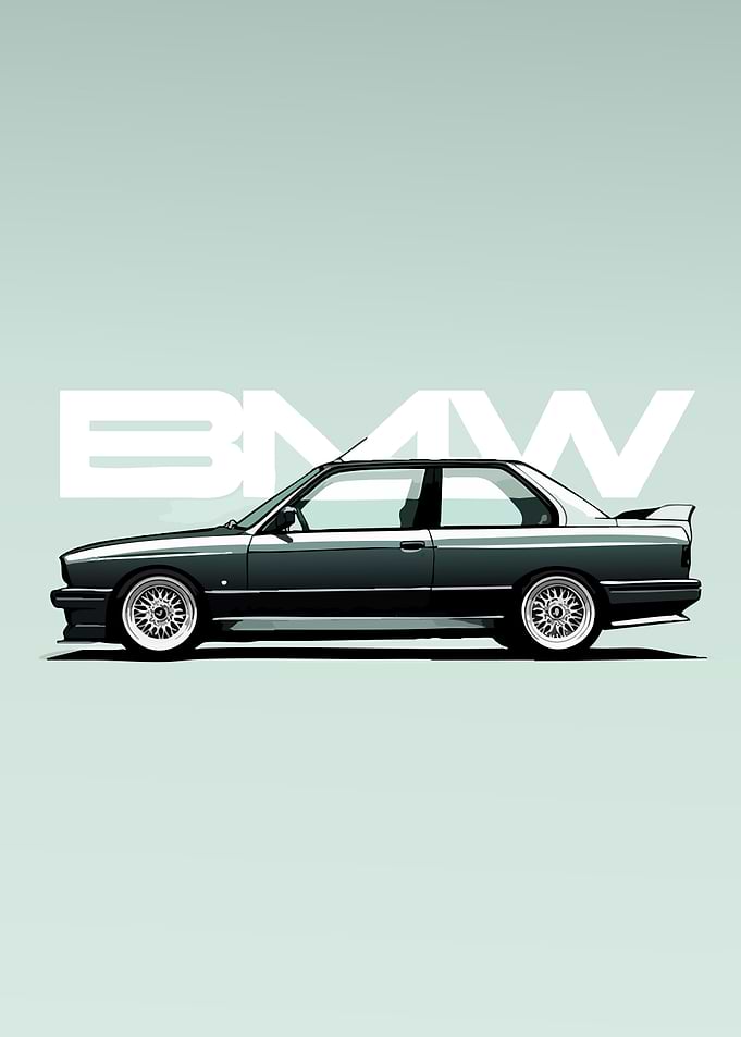 BMW E30 M3 Illustration