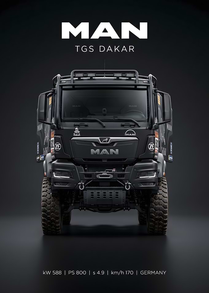 MAN TGS Dakar Truck