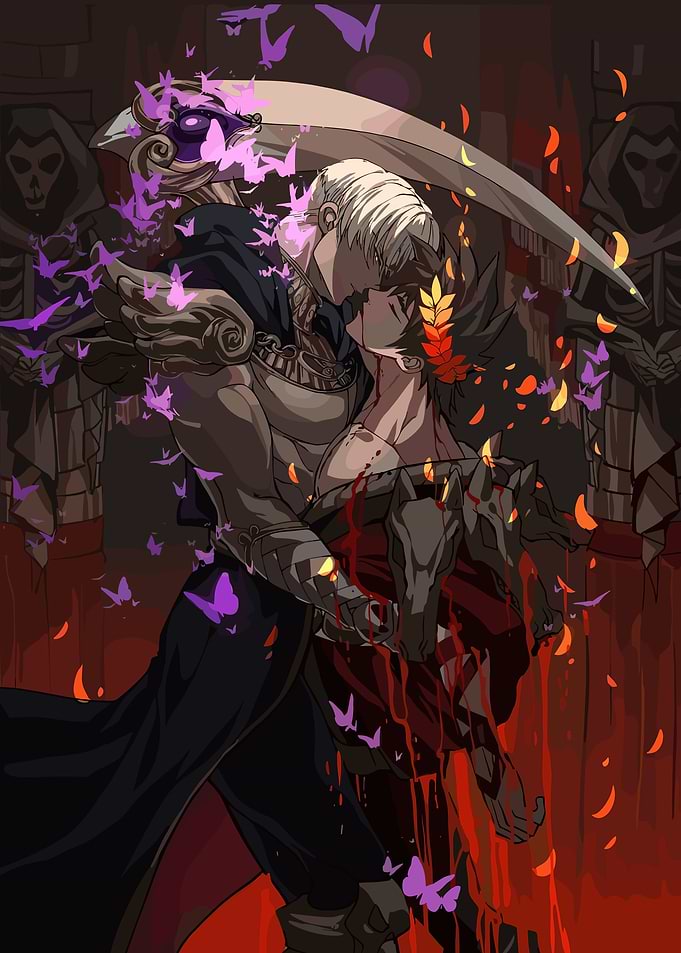 Hades and Zagreus Embrace