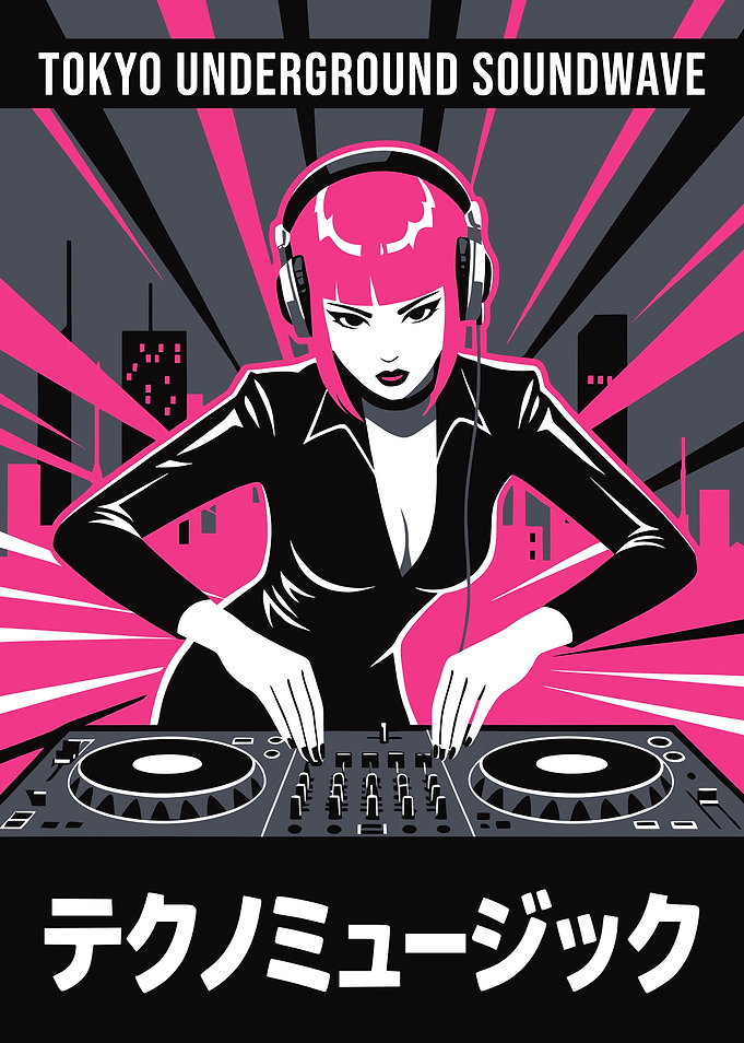 Tokyo Techno Music DJ Girl