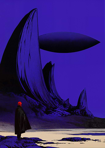 Red Skull on alien planet