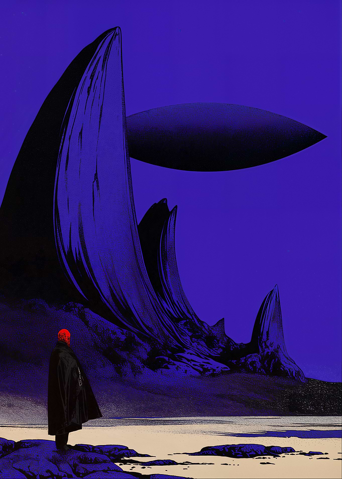 Red Skull on alien planet