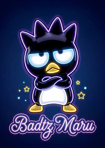 Badtz-Maru Neon Art