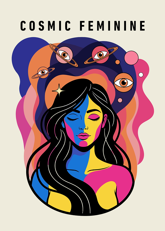 Cosmic Feminine Portrait