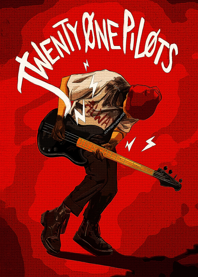 Twenty One Pilots Band Poster