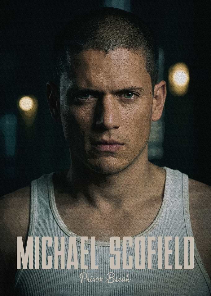 Michael Scofield Prison Break Poster