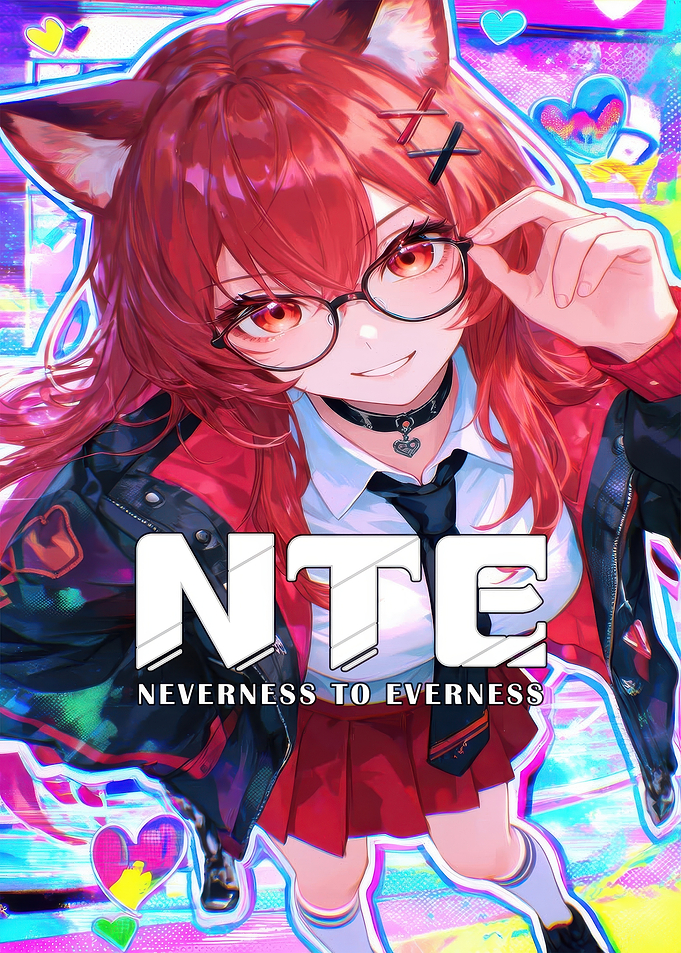 Anime Girl with Glasses and Cat Ears