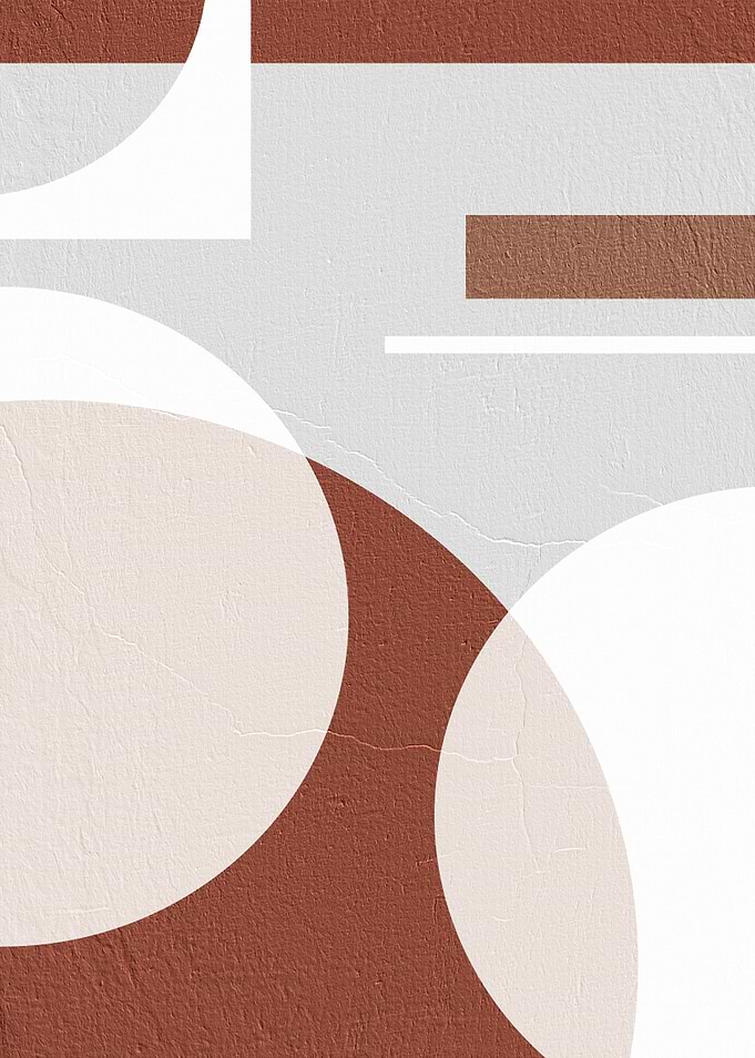 Abstract Geometric Shapes with Textured Background