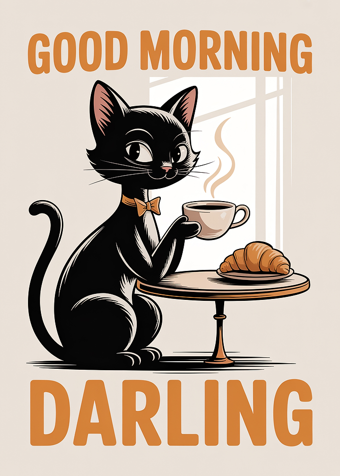 Good Morning Darling Cat