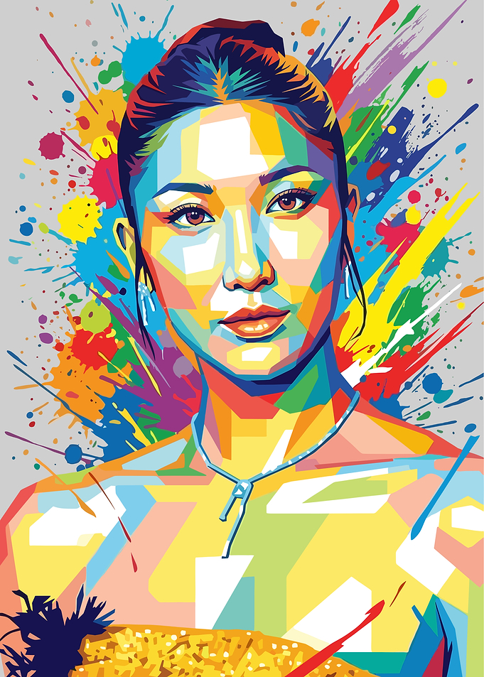Ejae Pop Art Portrait