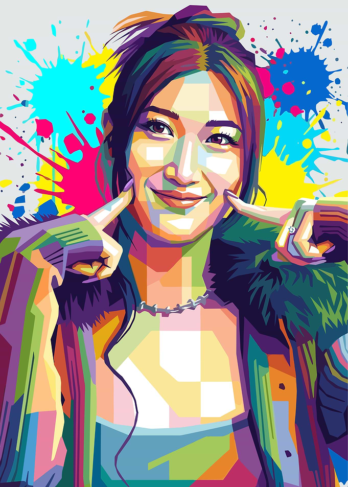 Ejae Pop Art Portrait