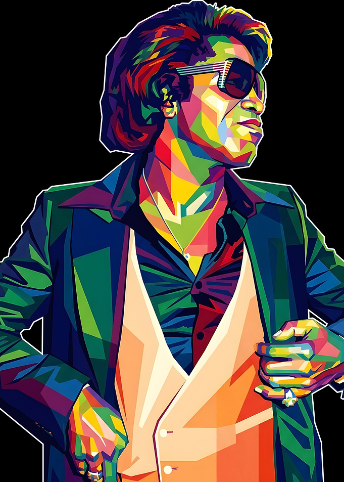 James Brown Pop Art Portrait