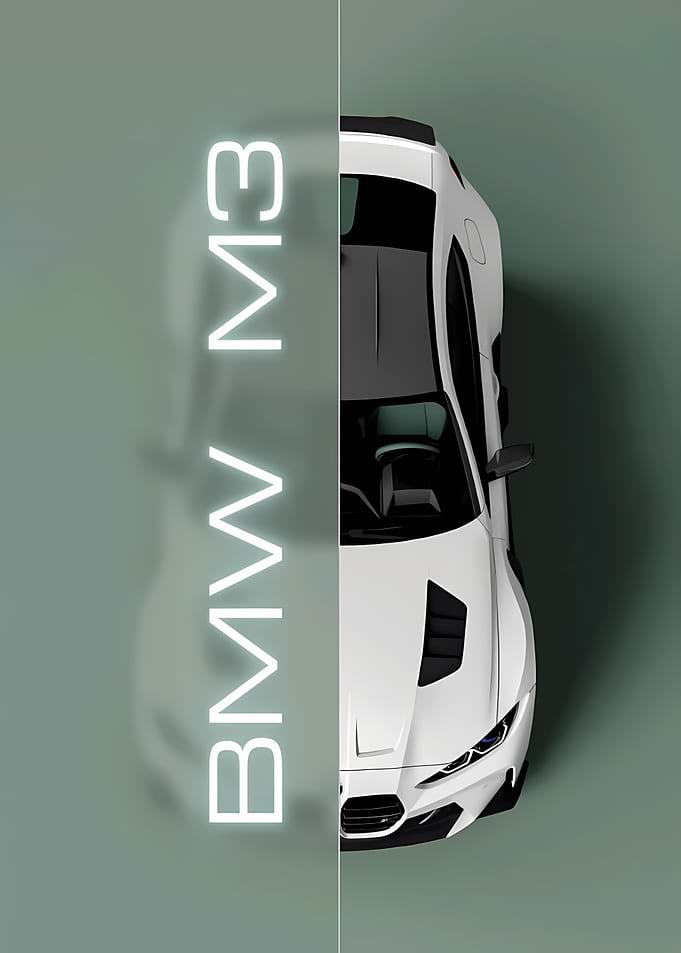 BMW M3 Top View