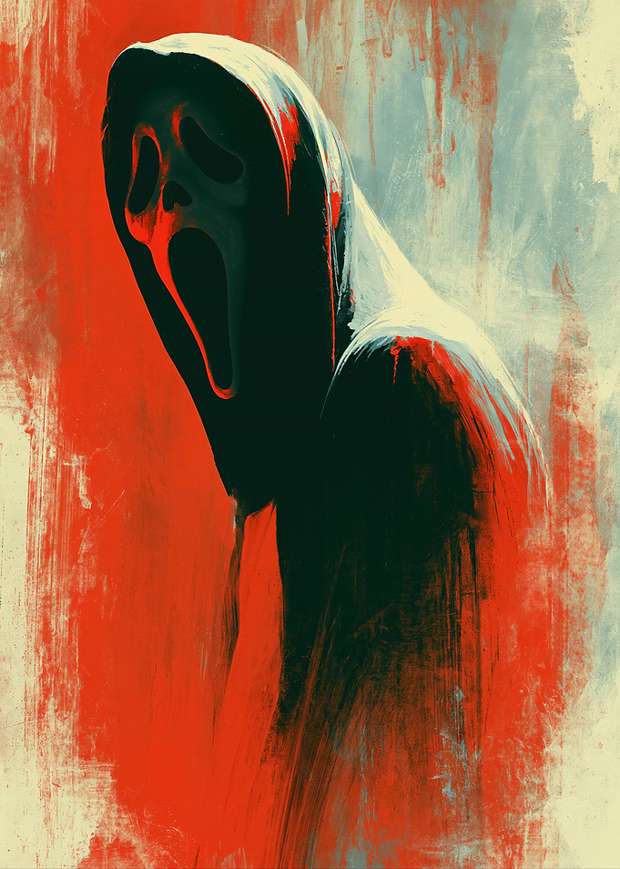 Ghostface Scream Mask