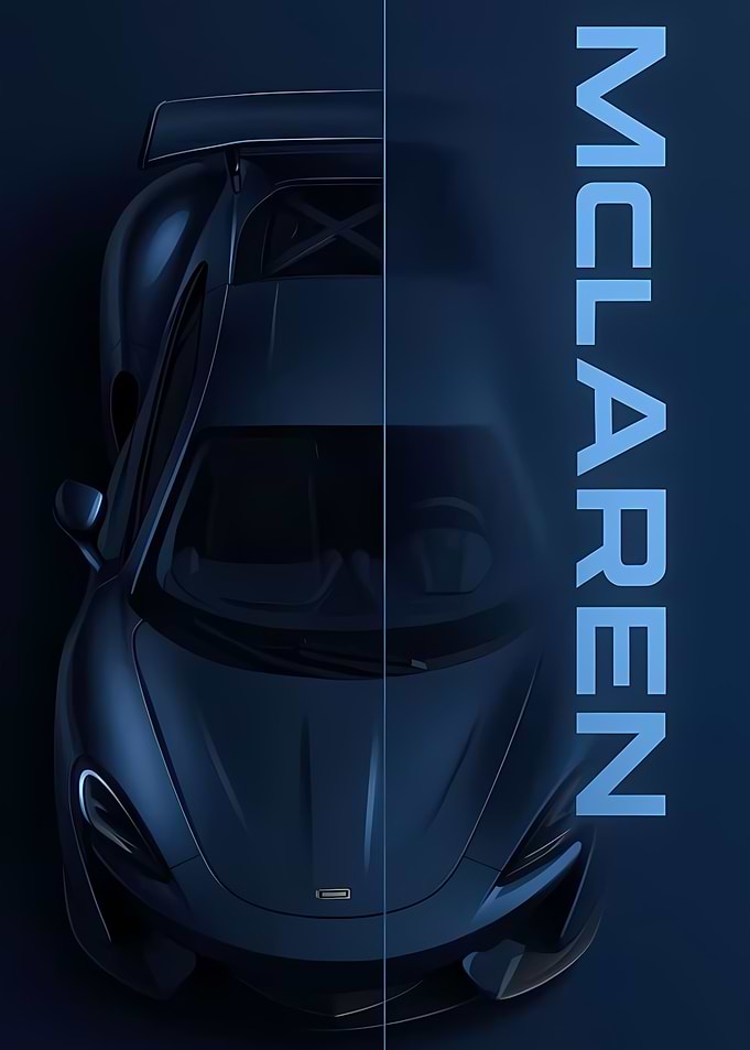McLaren Car Split View