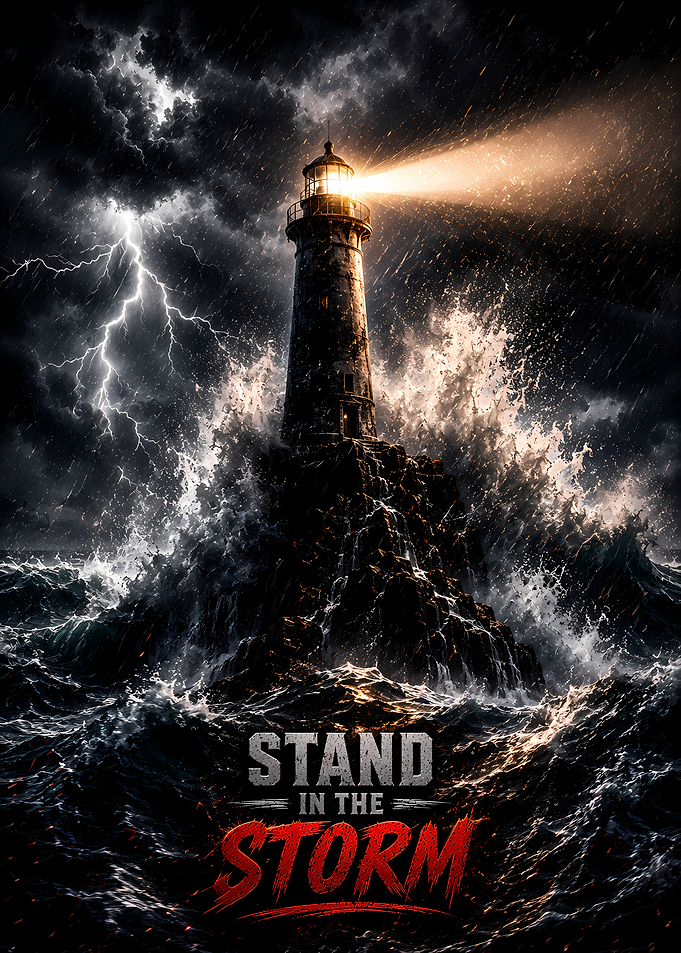 Lighthouse in a Storm