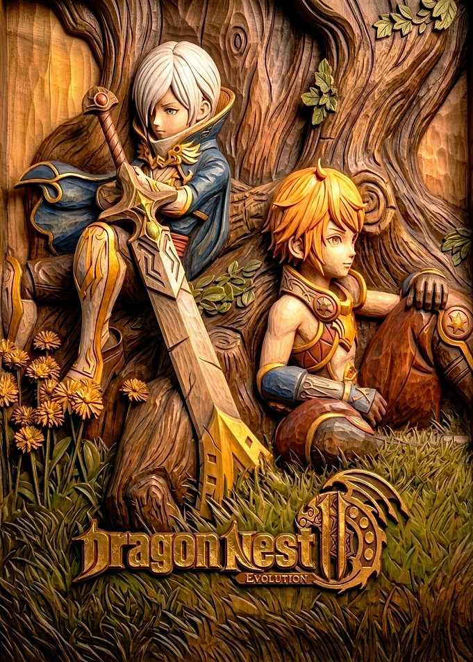 Dragon Nest Evolution Wood Carving