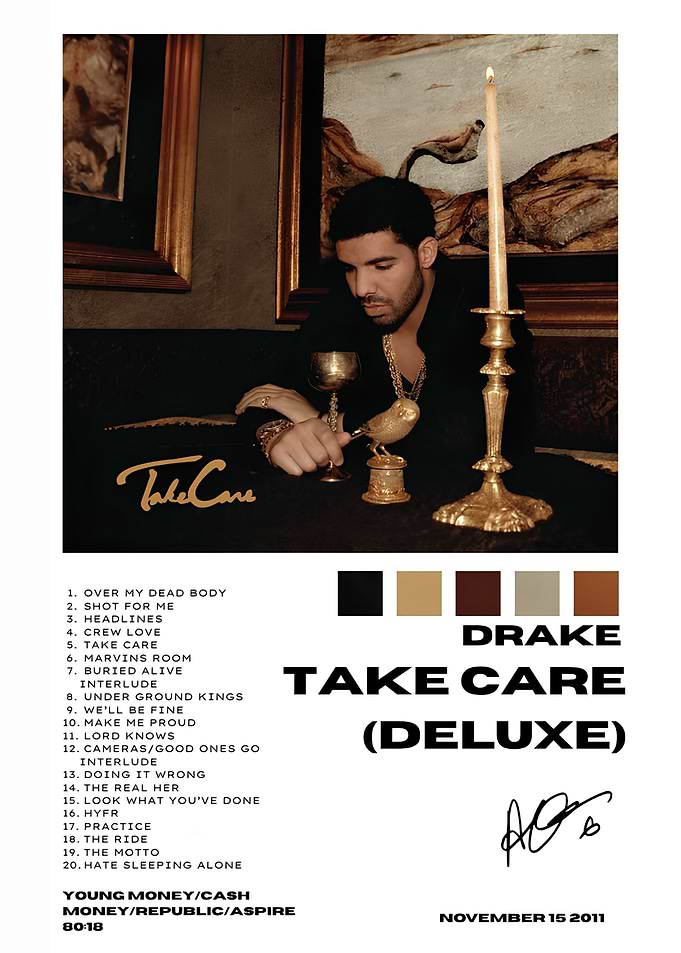 Drake Take Care Album Cover