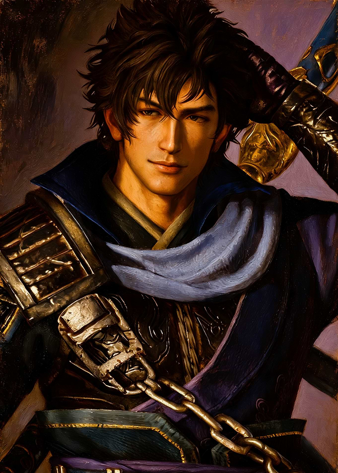 Samurai Warrior Portrait