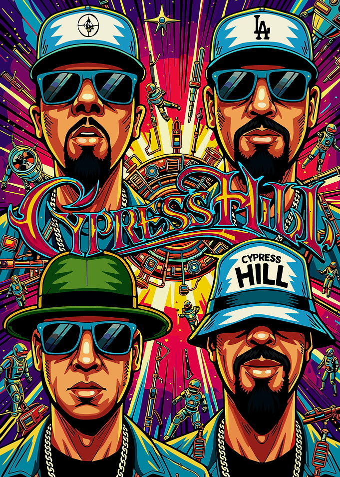 Cypress Hill Band Poster
