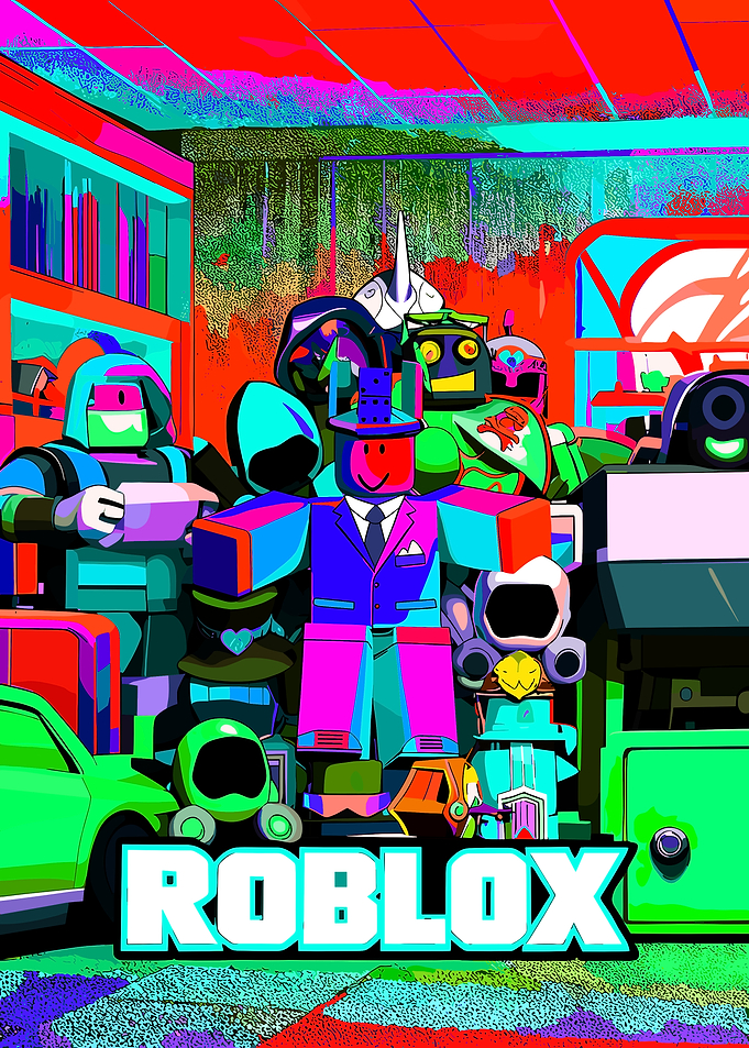 Roblox Characters and Logo