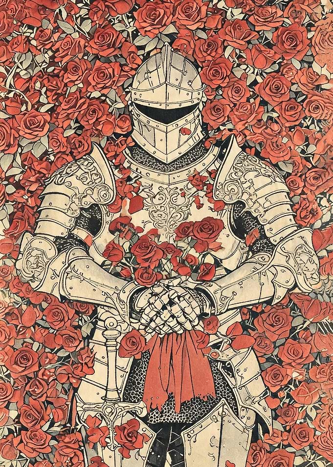 Knight in Roses