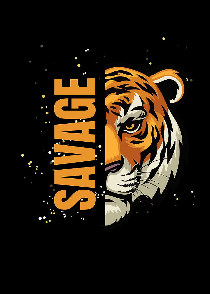 Savage Tiger Face