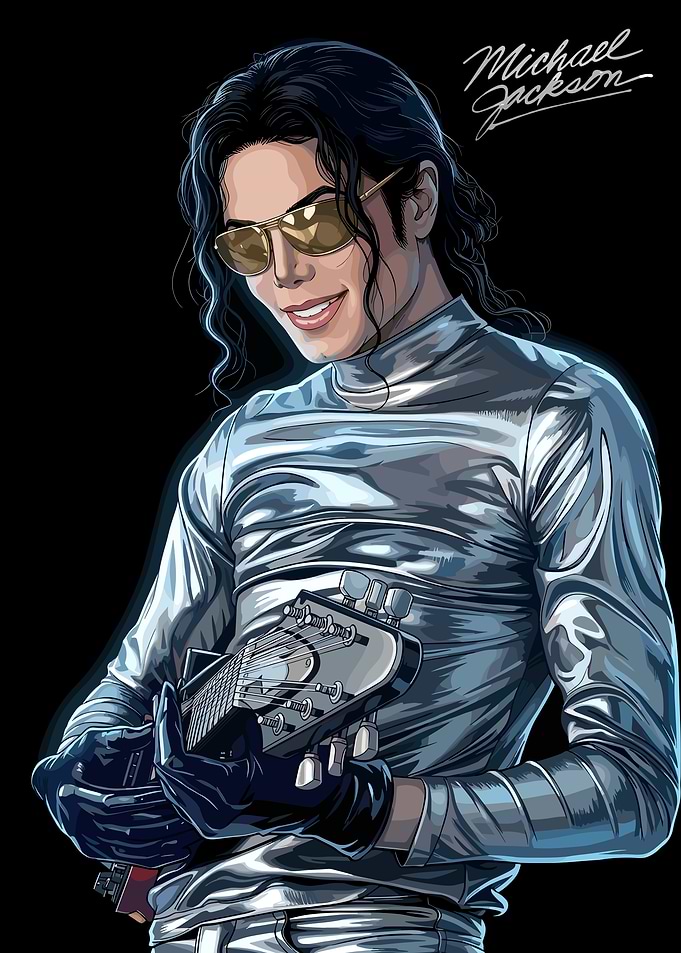 Michael Jackson Pop Art Portrait