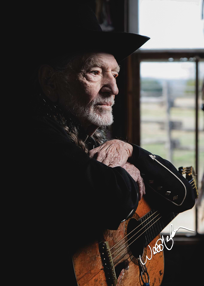 Willie Nelson with Guitar