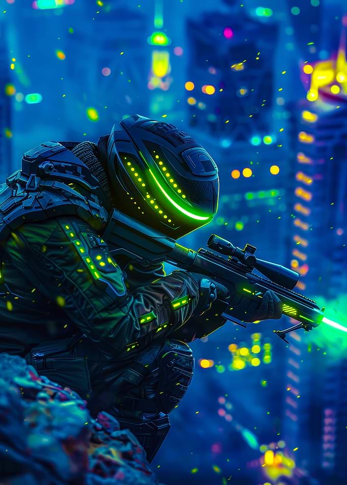 Soldier with Sniper Rifle