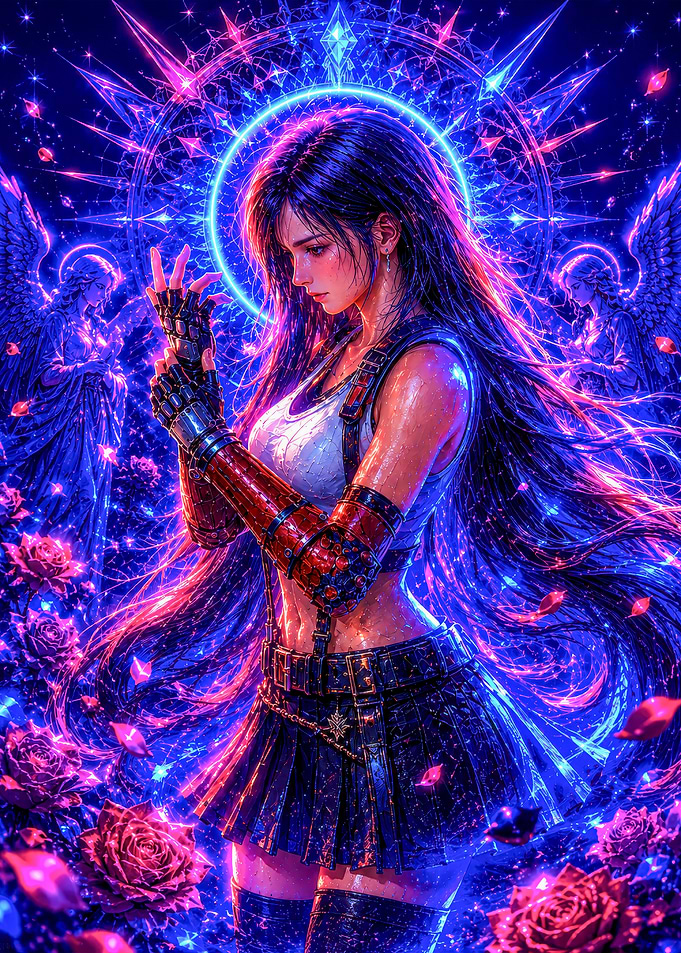 Tifa Lockhart in Neon Fantasy