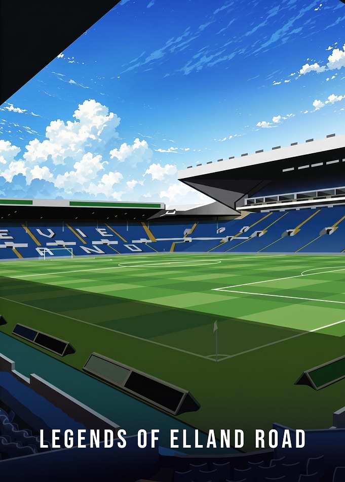 Elland Road Stadium Anime Art