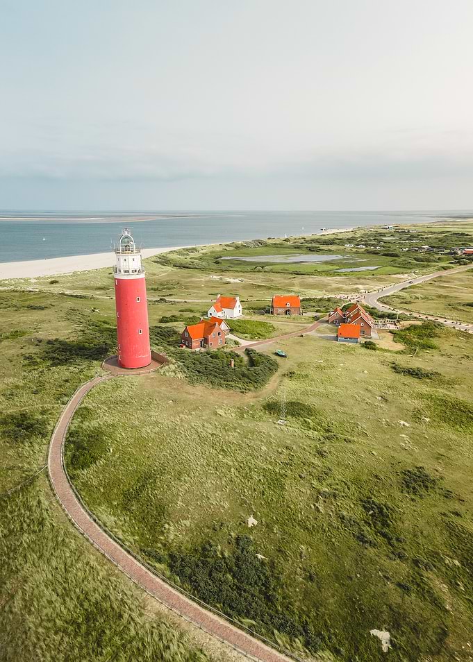 Texel Lighthouse in Soft Coastal Light
