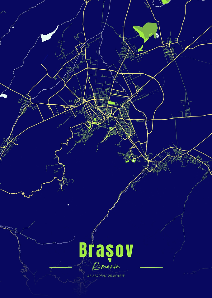 Brasov Romania Map