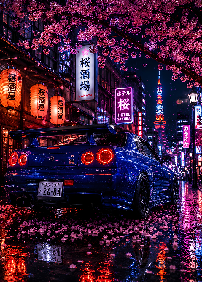 Nissan Skyline GT-R R34 in Tokyo