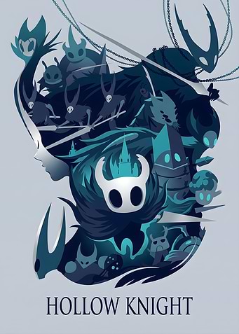Hollow Knight Minimalist Poster Art