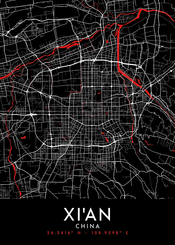 Xi'an Dark Map