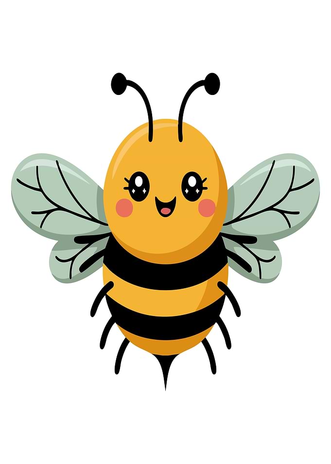 Cute Cartoon Bee