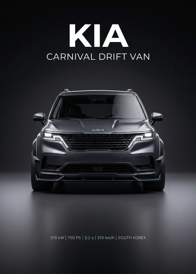 Kia Carnival Drift Van