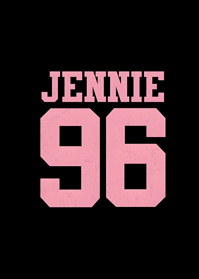 Jennie 96 Pink and Black Graphic
