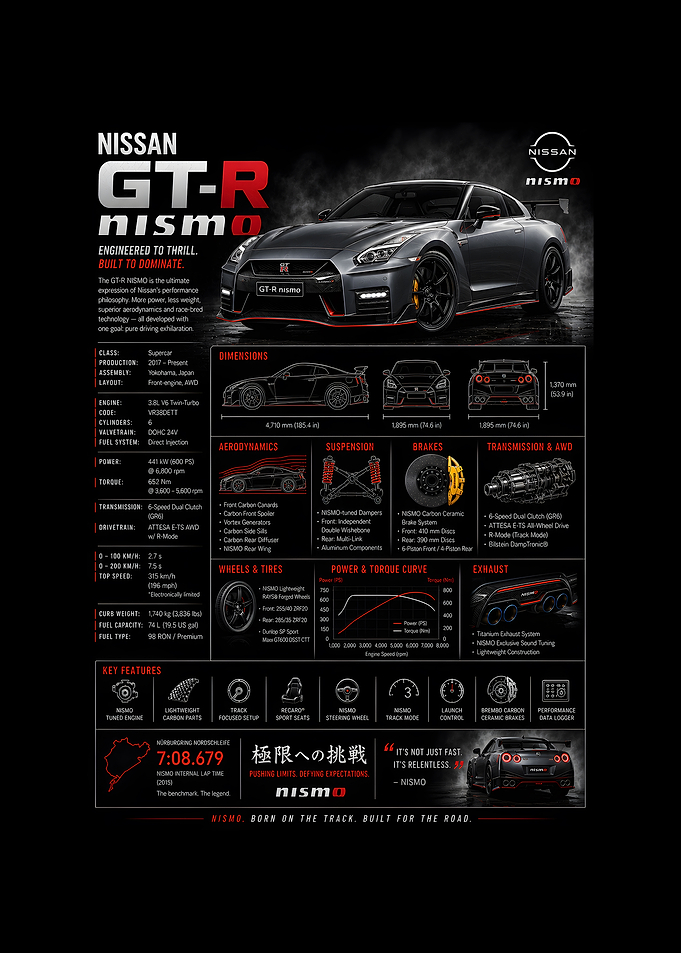 Nissan GT-R Nismo Car Specifications