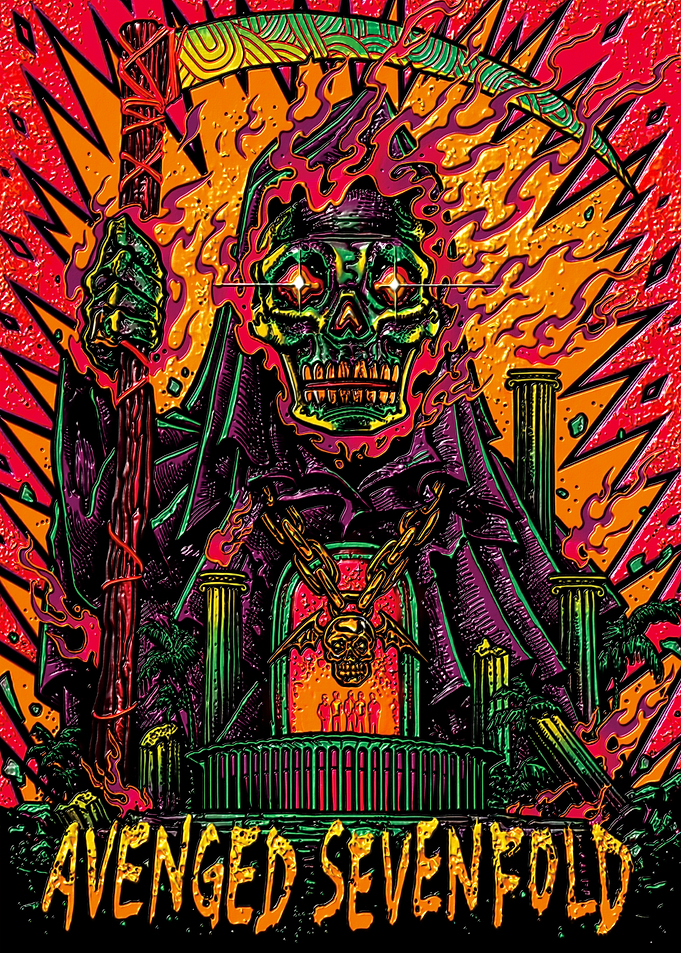 Avenged Sevenfold Grim Reaper Poster