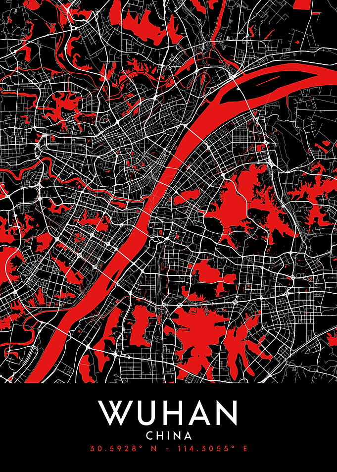 Wuhan Dark Map