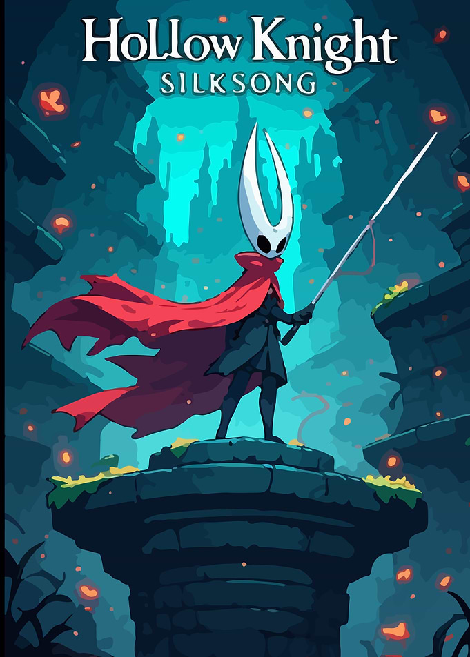 Hollow Knight Silksong Hornet Poster