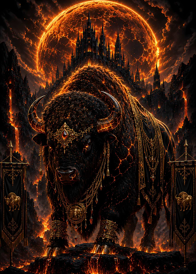 Fiery Bison King